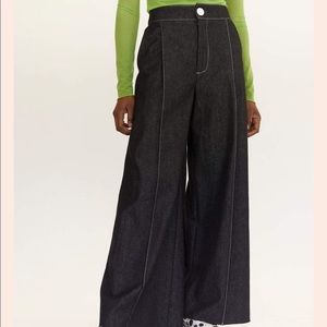 🇨🇦 ELIZA FAULKNER Black Denim Lavoy Pants